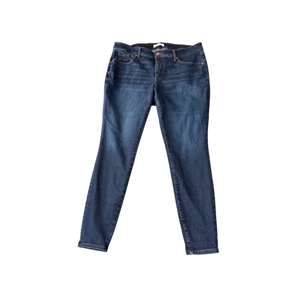 LOFT Denim - LOFT Plus Slim Pockets Dark Wash Skinny Jeans Women Size 16